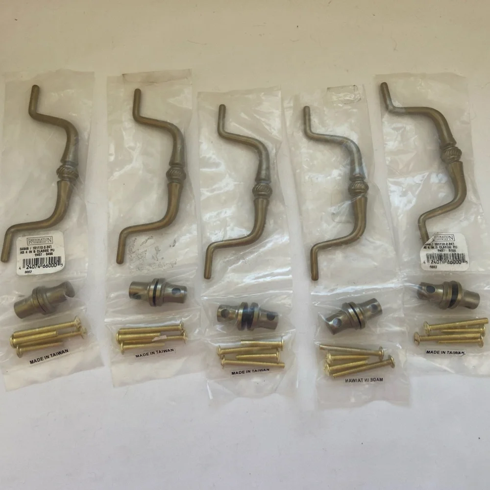 (5) Restoration Hardware drawer pulls